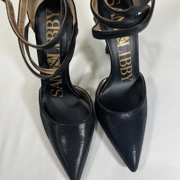 Sam & Libby Strappy Stilettos - Size 7.5 - New Without Tags - Picture 4 of 8